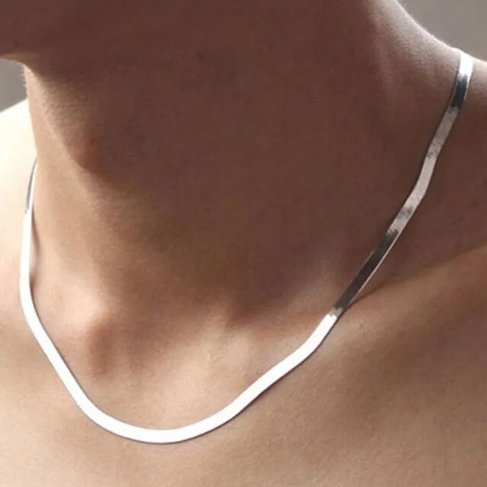 1pc Gold Color Necklace Chain for Women Men,18inch/45cm