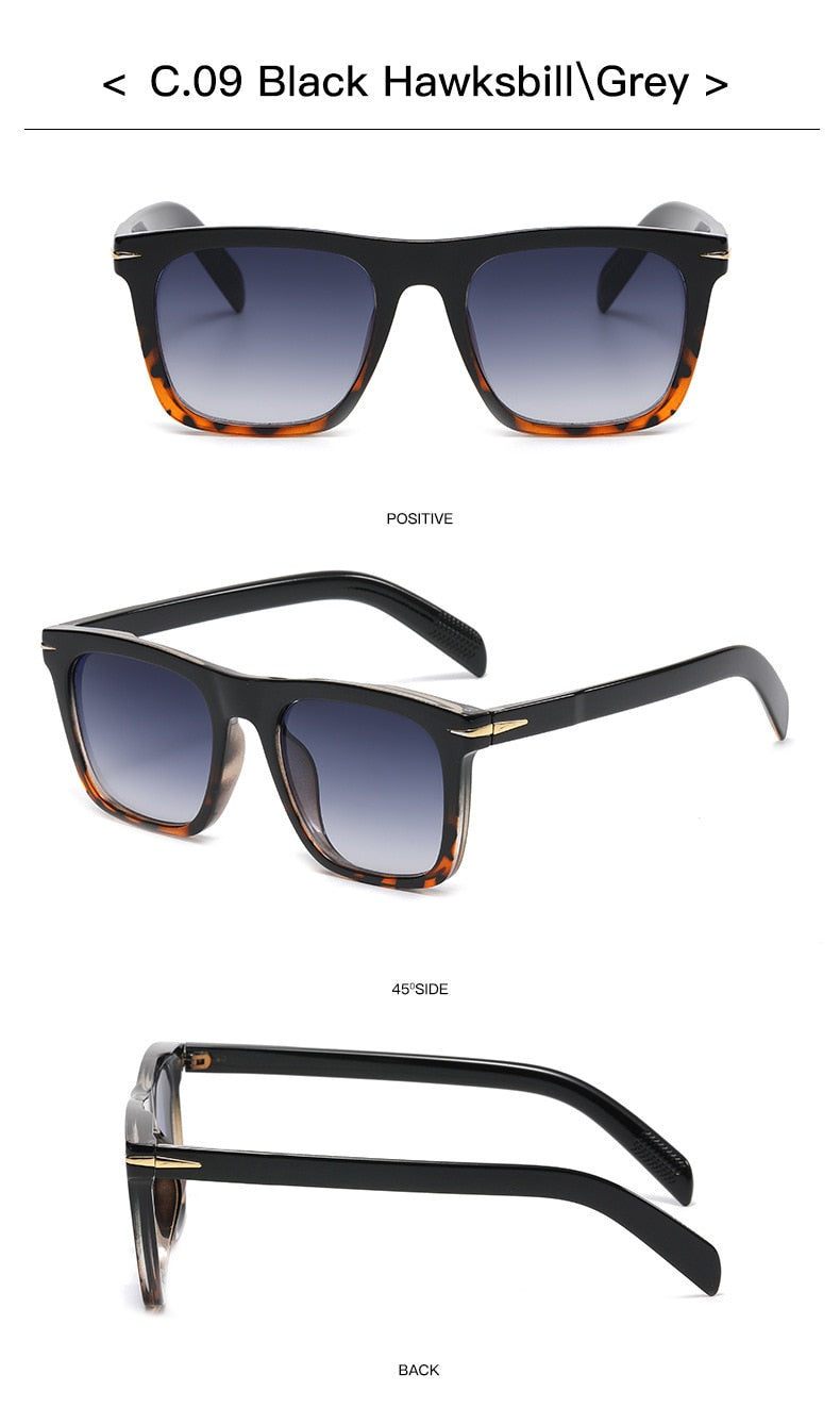 Stainless frame fashion male sunglasses lentes